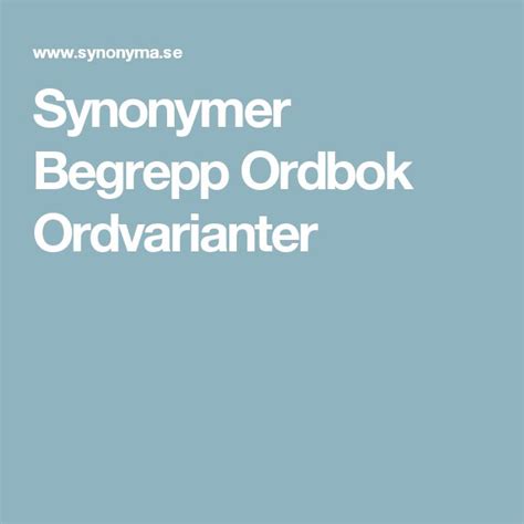 synonymer se|synonymordboken.